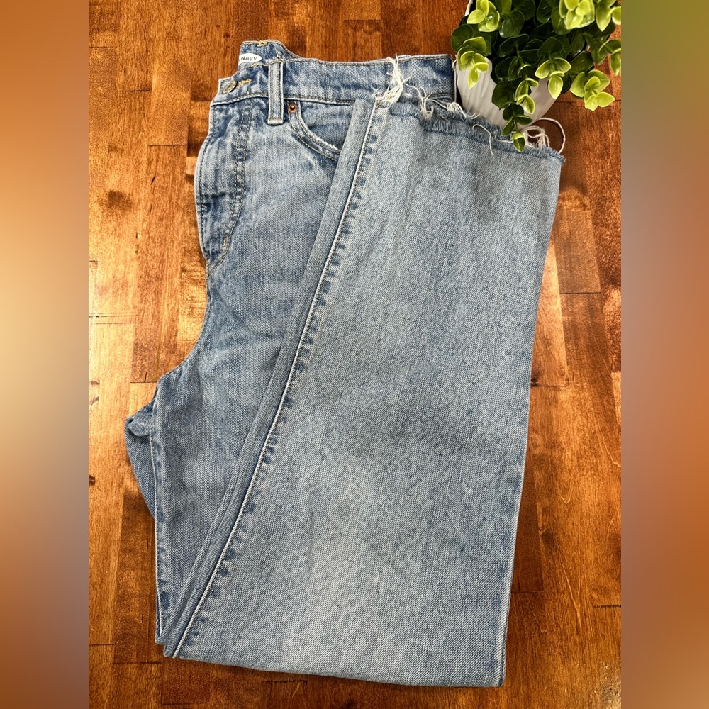 The Sky-High Straight Old Navy Jeans